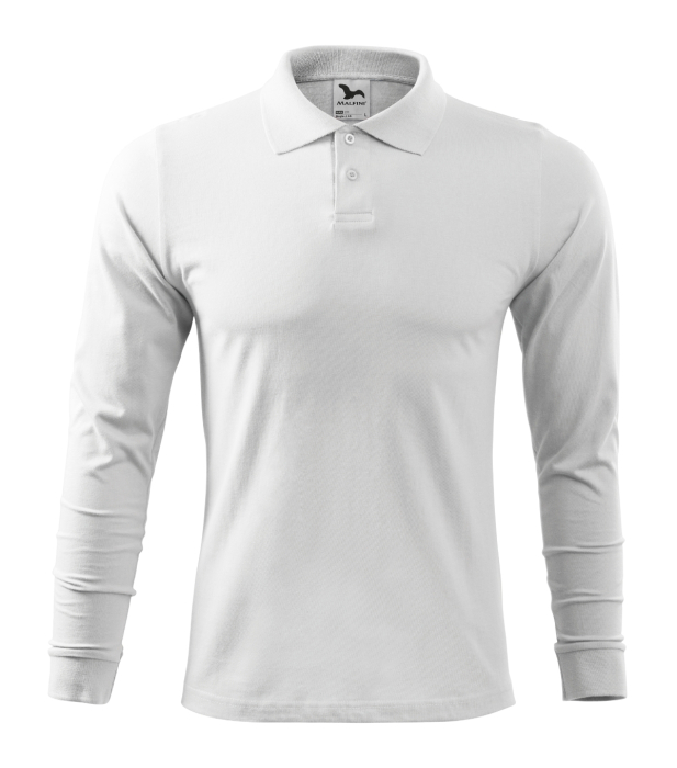 SINGLE J. LS, Tricou polo de lucru din bumbac, cu mânecă lungă pentru bărbați [2]