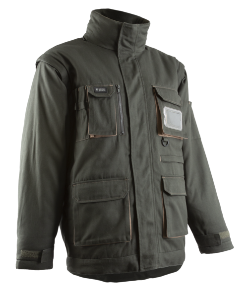 SNIPER II, Jachetă parka din bumbac Twill 100%, 300 g/mp, căptușeală din poliester 220 g/mp, glugă și mâneci detașabile [9]