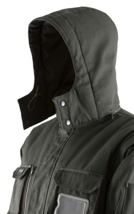 SNIPER II, Jachetă parka din bumbac Twill 100%, 300 g/mp, căptușeală din poliester 220 g/mp, glugă și mâneci detașabile [6]