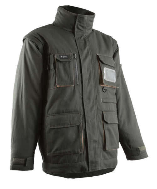 SNIPER II, Jachetă parka din bumbac Twill 100%, 300 g/mp, căptușeală din poliester 220 g/mp, glugă și mâneci detașabile [10]