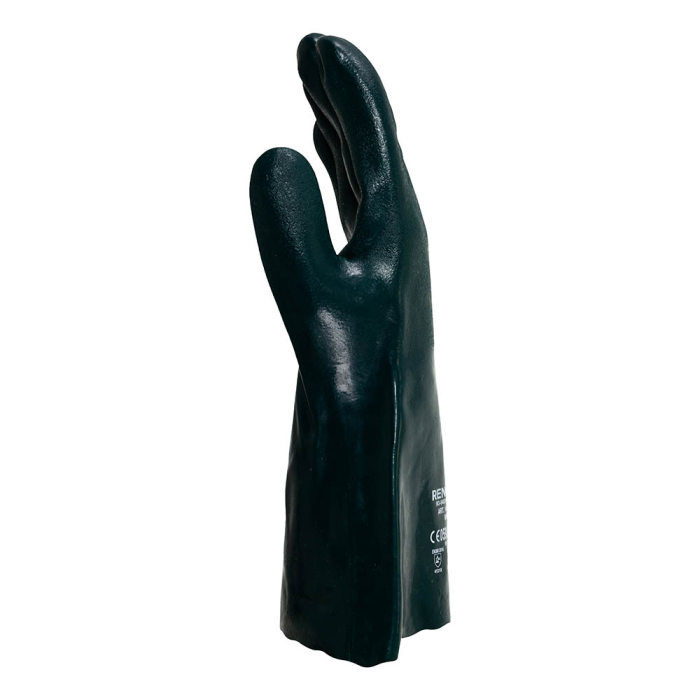 SOLVO 1445, Mănuși de protecție chimică din PVC pe suport de bumbac, lungime 35 cm [3]