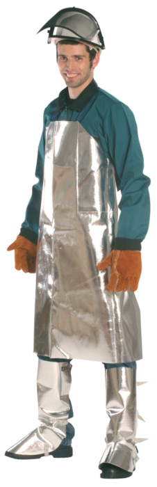 Șorț de protecție aluminizat din fibre aramidice, 350 g/mp, 70x100 cm [2]