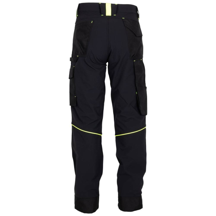 SOTTILE, Pantaloni de lucru în talie din material stretch poliester și spandex, 245 g/mp [2]