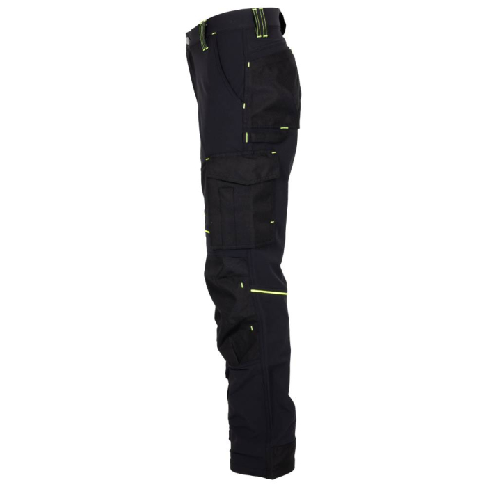 SOTTILE, Pantaloni de lucru în talie din material stretch poliester și spandex, 245 g/mp [4]