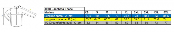 SPACE U-Power, Jachetă tip Softshell, cu glugă detașabilă, din poliester și spandex, 320 g/mp, căptușeală microfleece [2]