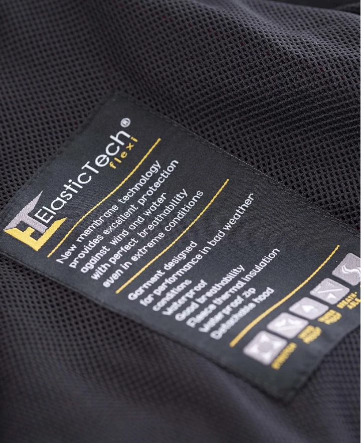 SPIRIT, Jachetă bărbați tip Softshell cu glugă detașabilă din poliester și elastan cu membrană TPU, 310 g/mp, căptușeală fleece din poliester [4]