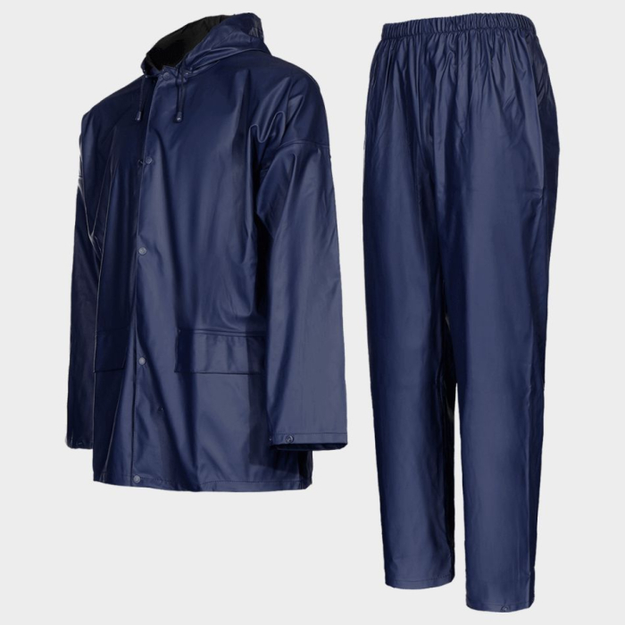 STORMER, Costum impermeabil din poliester, jachetă și pantaloni [4]