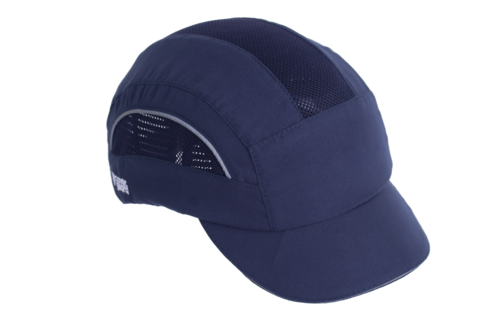 STYLCAP, Șapcă de protecție tip baseball, carcasă din ABS, pernă interioară din spumă EVA, reglare cu cataramă (Velcro), cozoroc mediu 5 cm [1]