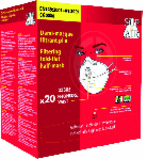 SUPAIR, Semimască de filtrare FFP3 NR D, cu supapă expiratorie [5]