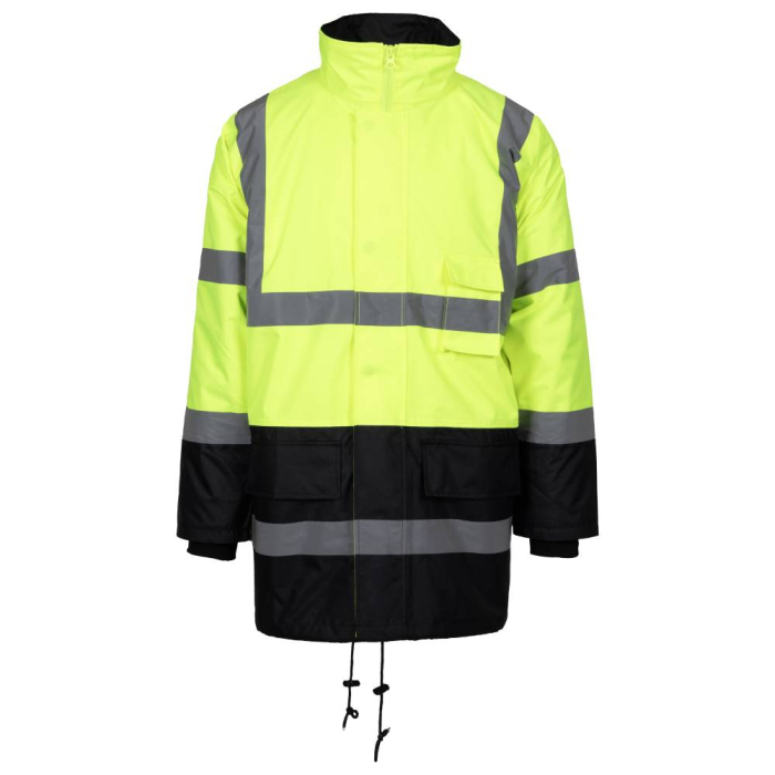 SWEDEN NEXT, Jachetă 4 în 1 HI-VIS, cu glugă încorporată, din poliester Oxford, 300 g/mp, căptușeală termică 180 g/mp [1]