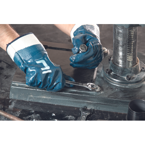 SWIFT, Mănuși de protecție din tricot bumbac interlock, imersate în nitril [3]