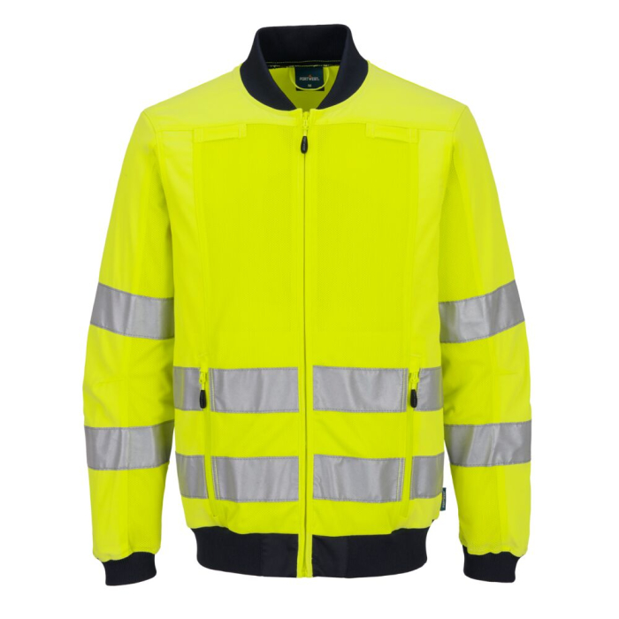 T164, Jachetă de lucru HI-VIS din 65% poliester, 33% bumbac și 2% elastan, 190 g/mp [2]
