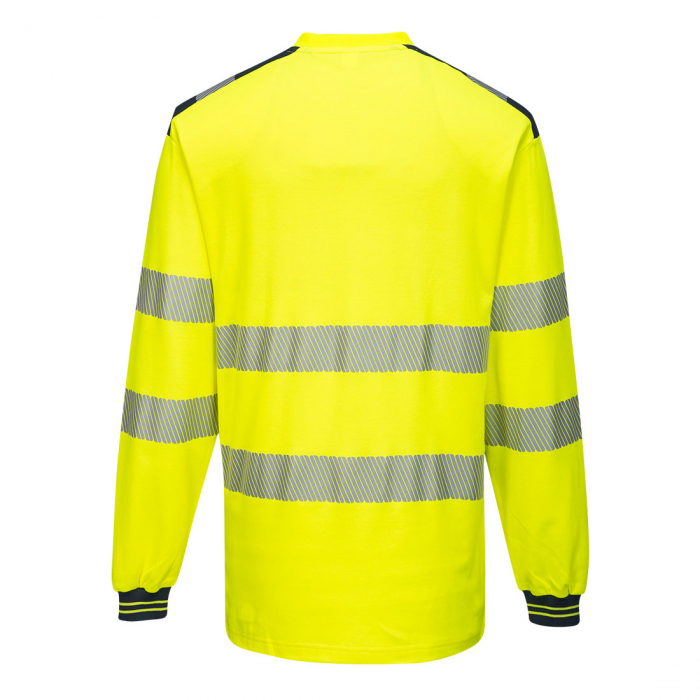 T185 PW3 HI-VIS, Tricou L / S din bumbac si poliester, cu maneca lunga [5]