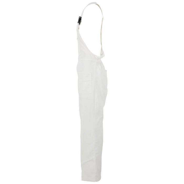TED WHITE, Pantaloni de lucru cu pieptar din țesătură diagonal, 100% bumbac, 240 g/mp [3]