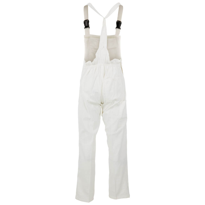 TED WHITE, Pantaloni de lucru cu pieptar din țesătură diagonal, 100% bumbac, 240 g/mp [4]