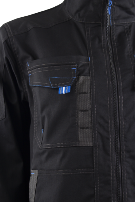 TELICA II, Jachetă de lucru din twill reciclat GRS cu elastan, 250 g/mp, ranforsări Oxford reciclat [9]