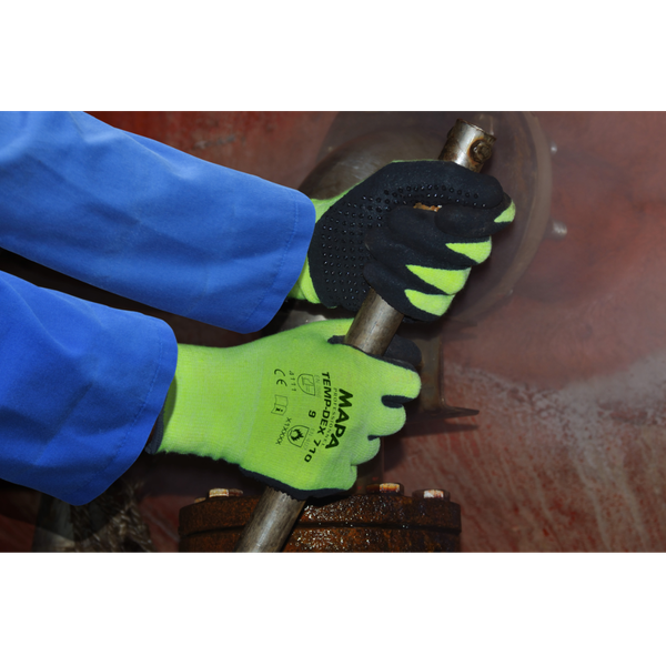 TEMPDEX 710, Mănuși de protecție termică din suport textil fără cusături, imersate în nitril [2]