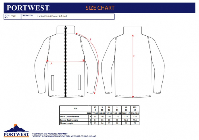 TK21, Jachetă softshell pentru femei, 2 straturi, din poliester și elastan, 280 g/mp [3]