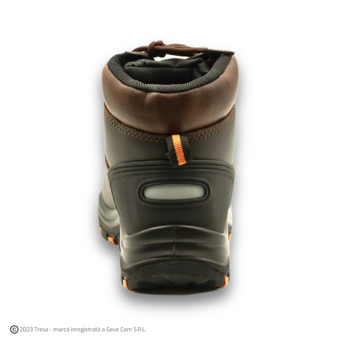 TOPAZ HIGH S3, Bocanci de protectie cu bombeu din compozit, lamela antiperforatie, fete hidrofobizate, talpa SRC, HRO [3]