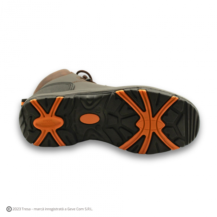 TOPAZ HIGH S3, Bocanci de protectie cu bombeu din compozit, lamela antiperforatie, fete hidrofobizate, talpa SRC, HRO [6]