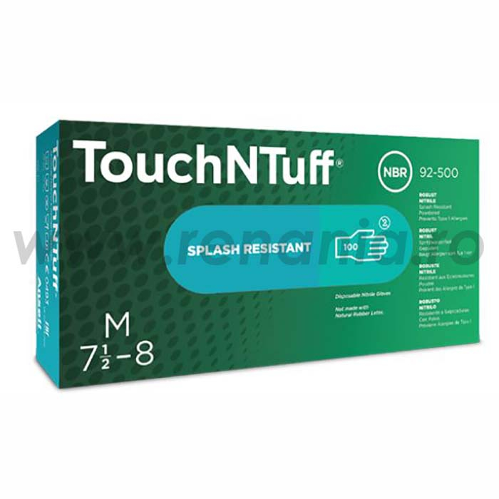 TOUCH'N TUFF, Mănuși de unică folosință din nitril [cutie 100 bucăți] [2]