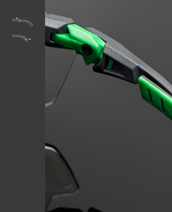 UNIVET 5X1, Ochelari de protecție cu lentilă transparentă, tratament anti-aburire (N) / anti-zgâriere (K) [2]