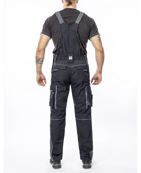 URBAN, Pantaloni cu pieptar din poliester, bumbac stretch și cordura, 270 g/mp [51]