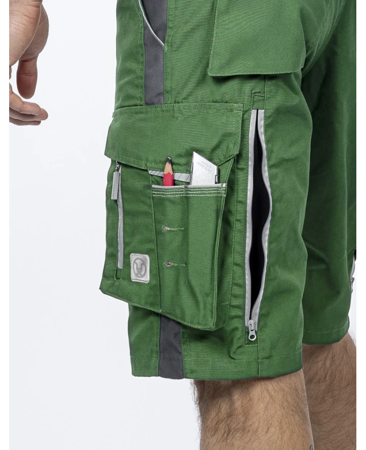URBAN+, Pantaloni scurți de lucru din poliester și bumbac cu inserții CORDURA, 270 g/mp [4]