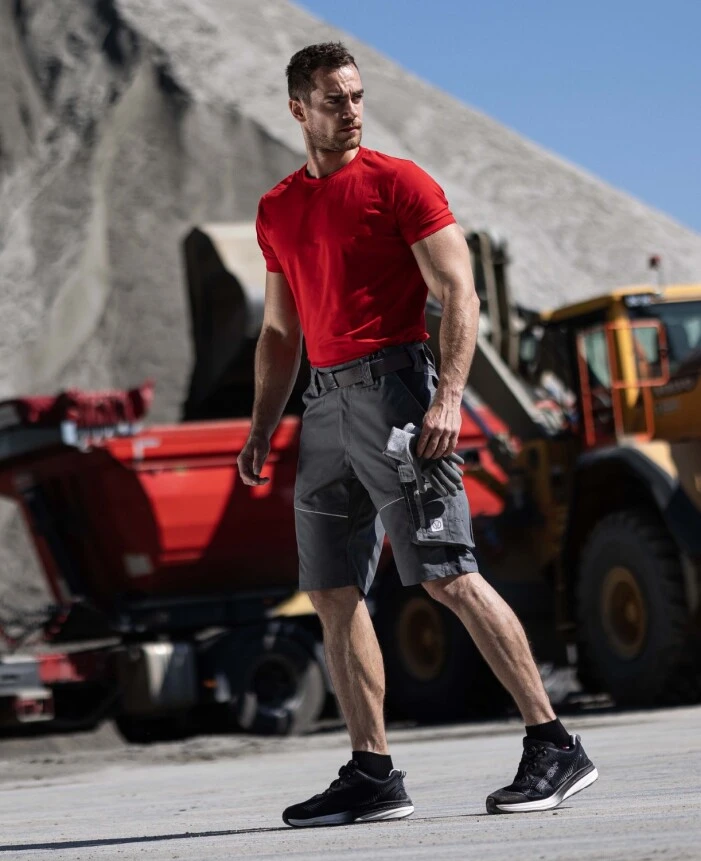 URBAN+, Pantaloni scurți de lucru din poliester și bumbac cu inserții CORDURA, 270 g/mp [6]