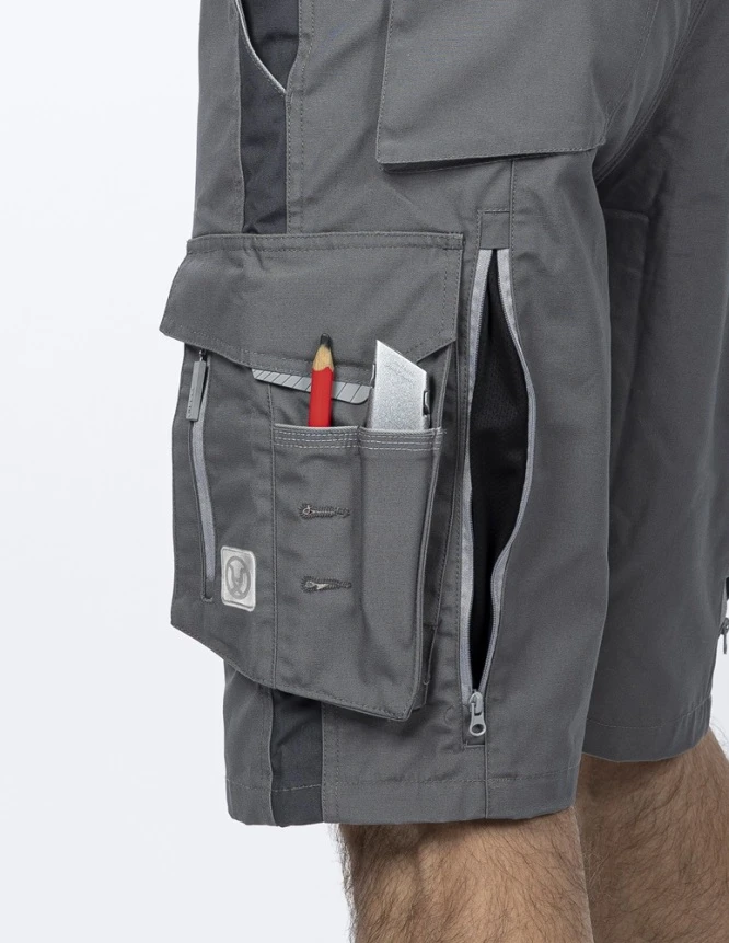 URBAN+, Pantaloni scurți de lucru din poliester și bumbac cu inserții CORDURA, 270 g/mp [5]