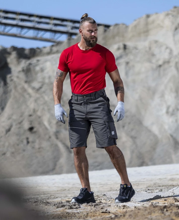 URBAN+, Pantaloni scurți de lucru din poliester și bumbac cu inserții CORDURA, 270 g/mp [5]