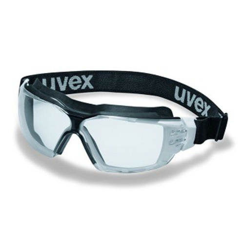 UVEX PHEOS CX2 – ochelari de protecție cu lentilă incoloră / fumurie (AF/AS, UV400), protecție laterală X-tended Eyeshield, tehnologie duo-componentă [3]