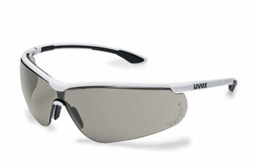 UVEX X-FIT, ochelari de protecție sportivi cu lentilă incoloră / fumurie, tratament anti-aburire (AF) / anti-zgârieturi (AS), protecție UV400 [2]