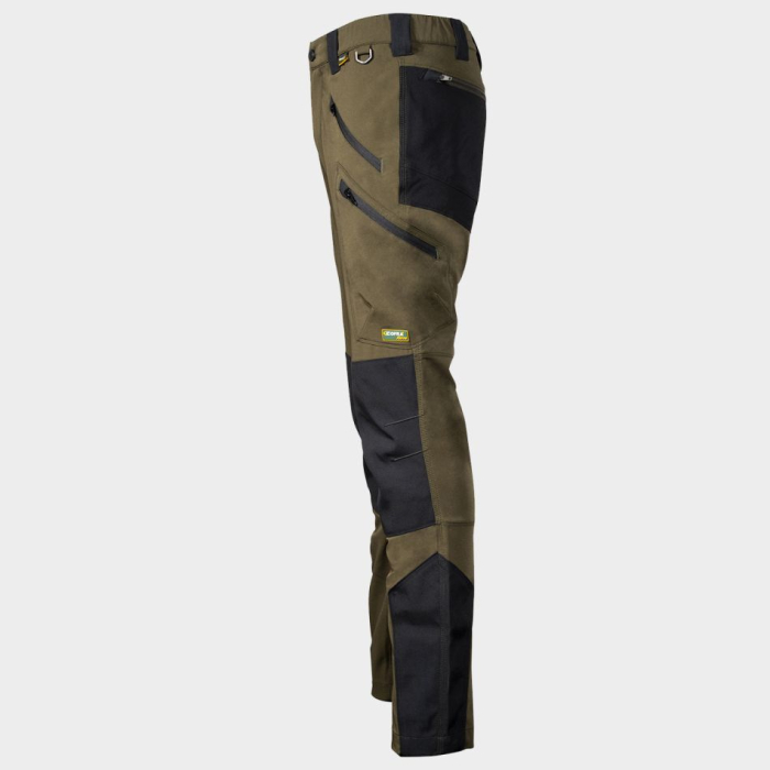 VELTEN, Pantaloni in talie din poliamida cu elastan, cu insertii rezistente la abraziune [2]