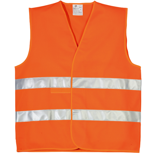 Vestă reflectorizantă HI-VIS cu bandă dublă din tricot poliester, 120 g/mp [2]