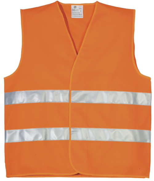 Vestă reflectorizantă HI-VIS cu bandă dublă din tricot poliester, 120 g/mp [3]