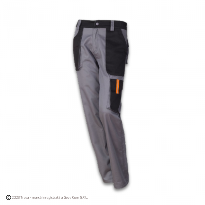 VULCANO, Pantalon de lucru pentru femei, din tercot, 235 g/mp [2]