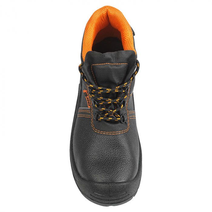 WALKER-AB-O S1P, Bocanci de protecție din piele de bovină, bombeu metalic, lamelă antiperforație, talpă SRC [3]