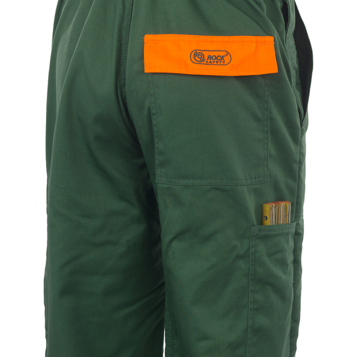 WOODCUTTER-BP, Pantaloni de lucru cu pieptar din tercot, 110 g/mp [8]