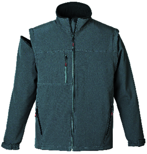 YANG 2-în-1, Jachetă Softshell cu mâneci detașabile, 310 g/mp, impermeabilitate 8.000 mm [4]