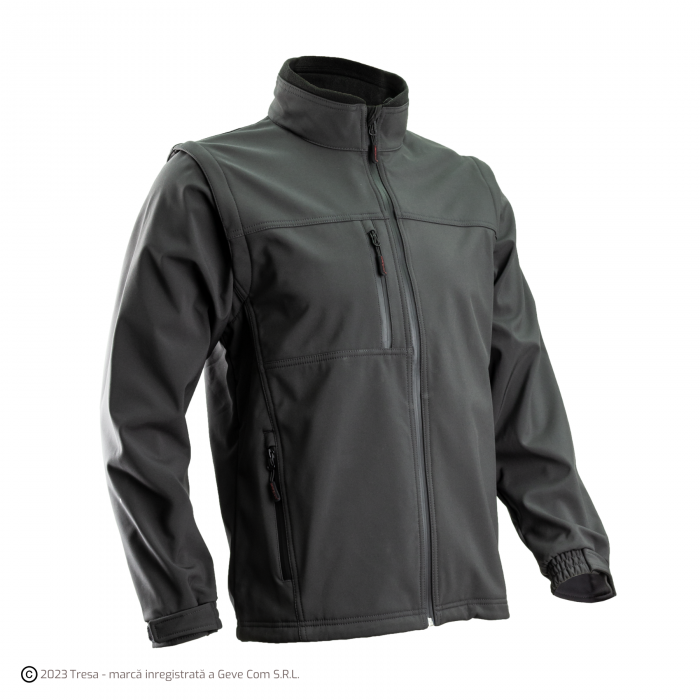 YANG 2-în-1, Jachetă Softshell cu mâneci detașabile, 310 g/mp, impermeabilitate 8.000 mm [4]