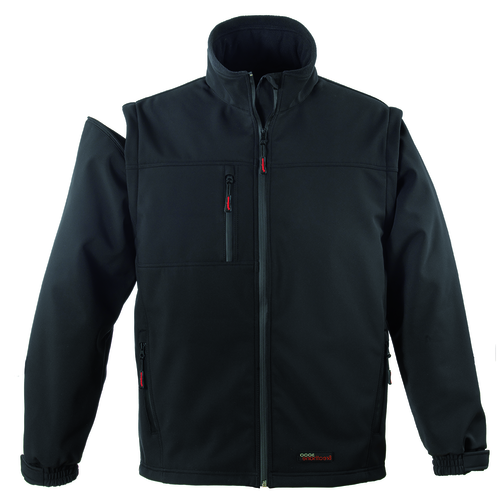 YANG 2-în-1, Jachetă Softshell cu mâneci detașabile, 310 g/mp, impermeabilitate 8.000 mm [7]