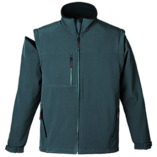 YANG 2-în-1, Jachetă Softshell cu mâneci detașabile, 310 g/mp, impermeabilitate 8.000 mm [7]