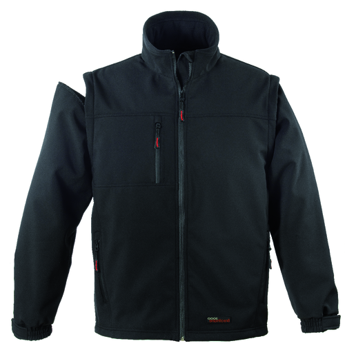 YANG 2-în-1, Jachetă Softshell cu mâneci detașabile, 310 g/mp, impermeabilitate 8.000 mm [3]