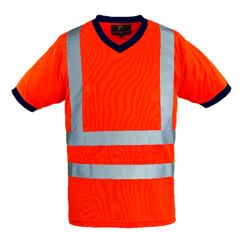 YARD, Tricou hi-viz cu mâneci scurte, din țesătură Bird-Eye 100% poliester, 140 g/mp [5]