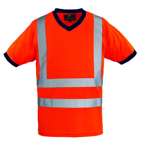 YARD, Tricou hi-viz cu mâneci scurte, din țesătură Bird-Eye 100% poliester, 140 g/mp [6]