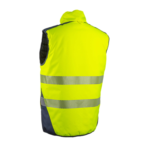 YORU, Vestă reflectorizantă termică, reversibilă, din poliester Ripstop, căptușeală 140 g/mp [3]
