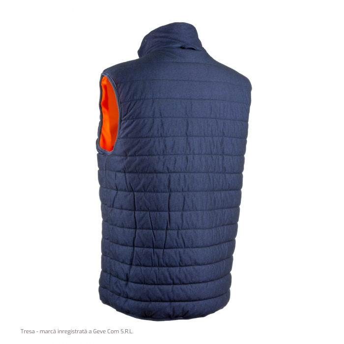 YORU, Vestă reflectorizantă termică, reversibilă, din poliester Ripstop, căptușeală 140 g/mp [8]