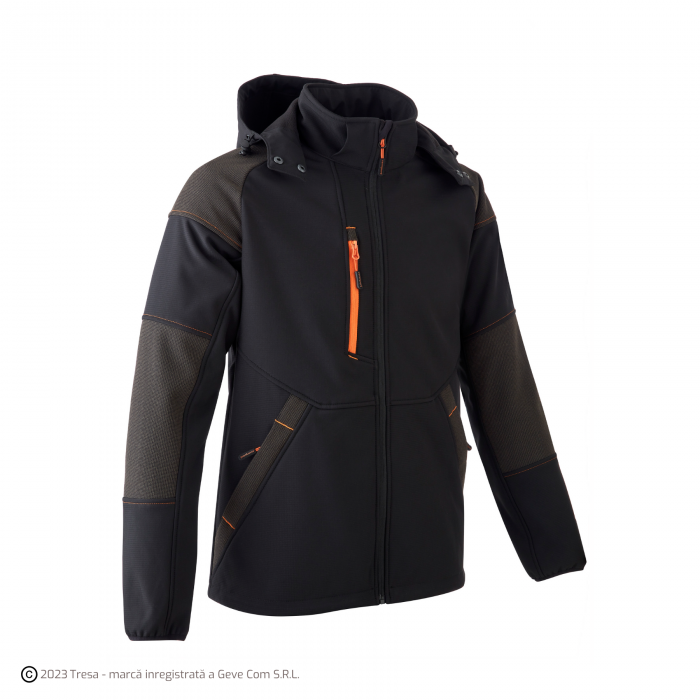 YUKI II, Jachetă Softshell cu 3 straturi și întărituri Ripstop 3D, 350 g/mp, impermeabilitate 8.000 mm [12]