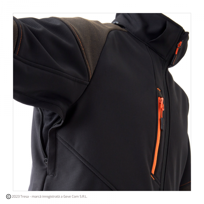 YUKI II, Jachetă Softshell cu 3 straturi și întărituri Ripstop 3D, 350 g/mp, impermeabilitate 8.000 mm [9]